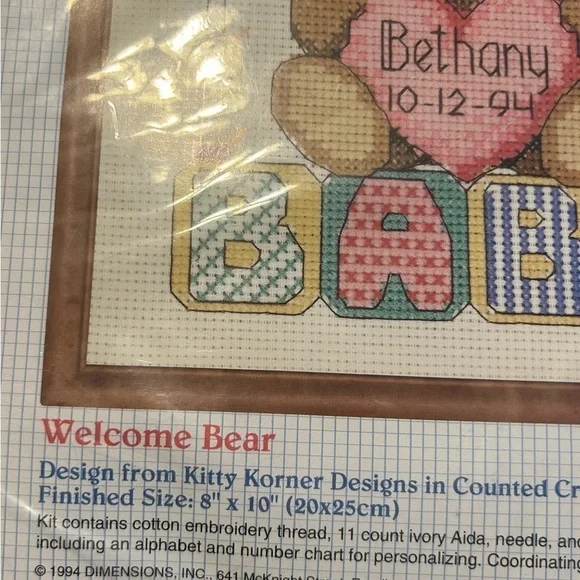 Stitchables welcome baby - Picture 3 of 5